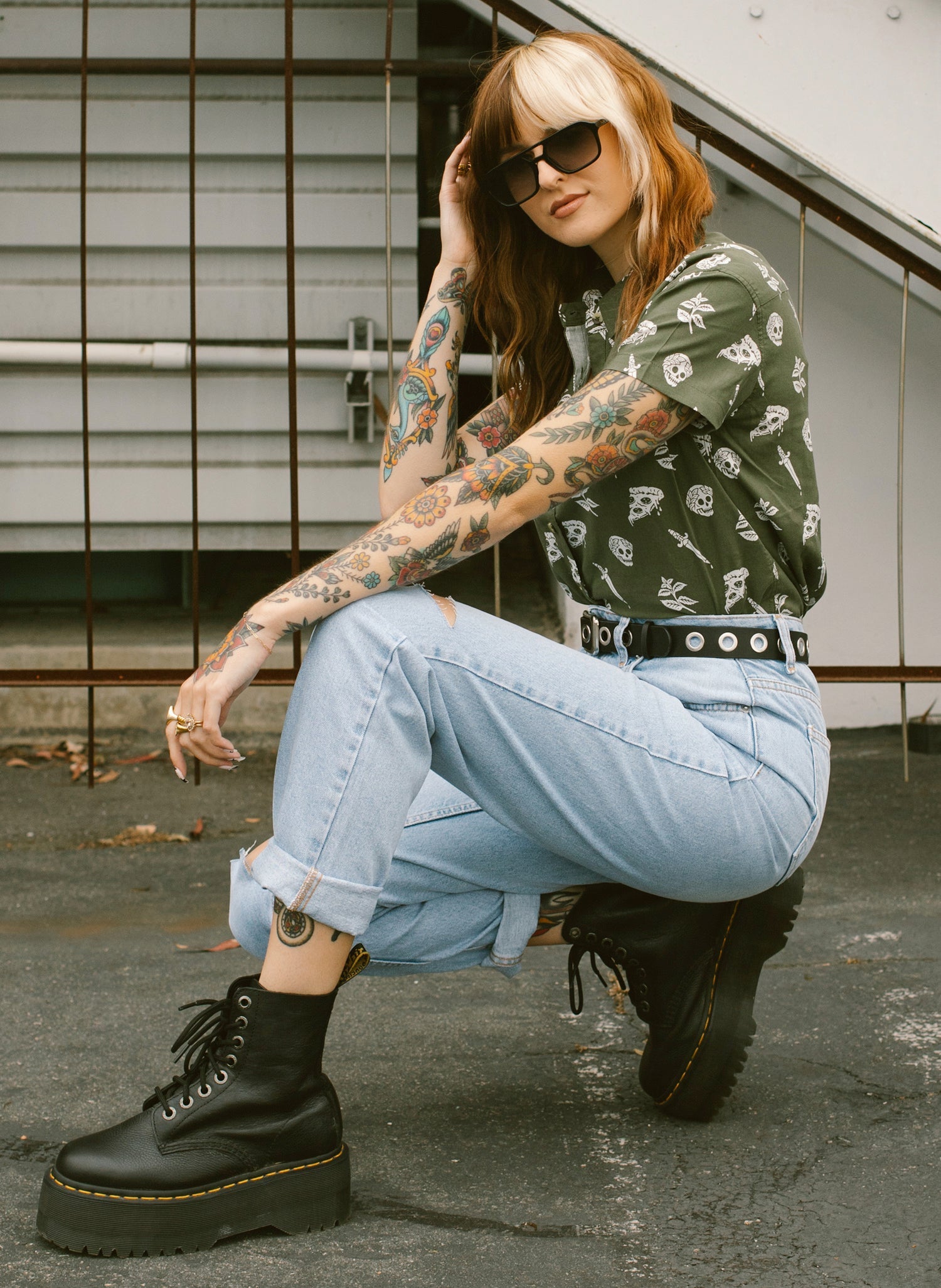 Pizza Slayer Button-Up